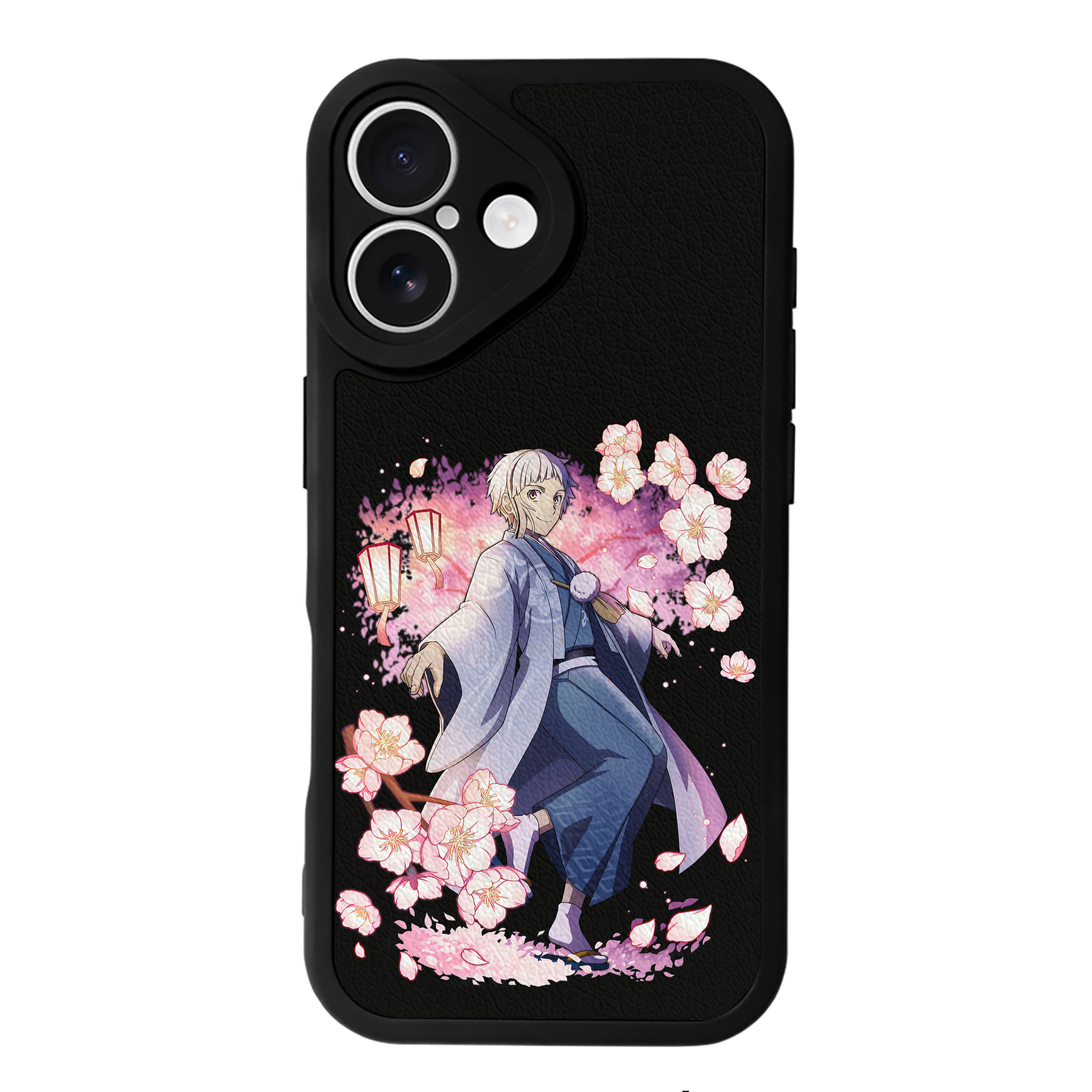 （画像用） 文豪ストレイドッグス Bungo Stray Dogs 【iPhone 16シリーズ対応】シリコンスマホケース（レザー調） 材質：シリコン